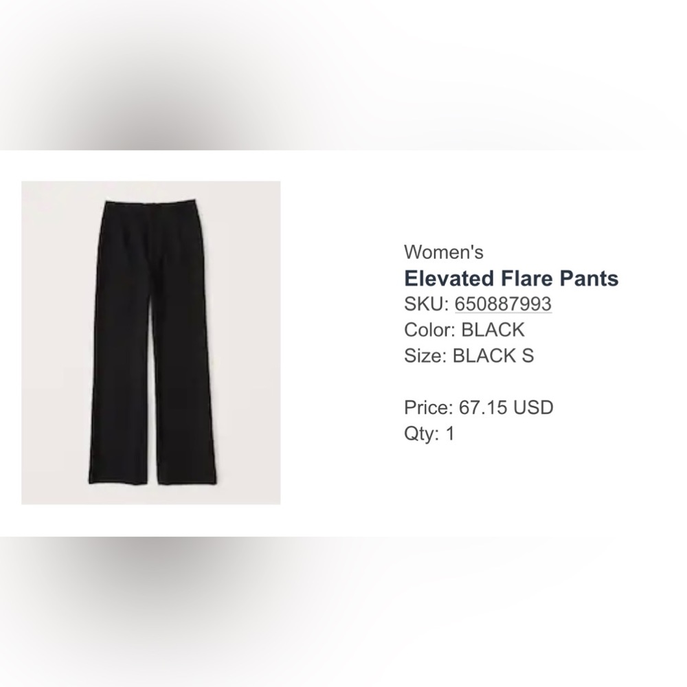 Abercrombie & Fitch Elevated Flare Pants